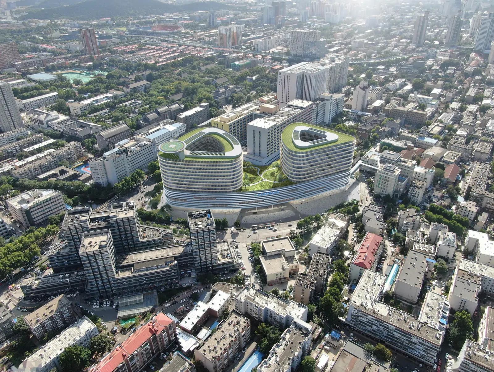 Qilu Hospital of Shandong University hospital exterior