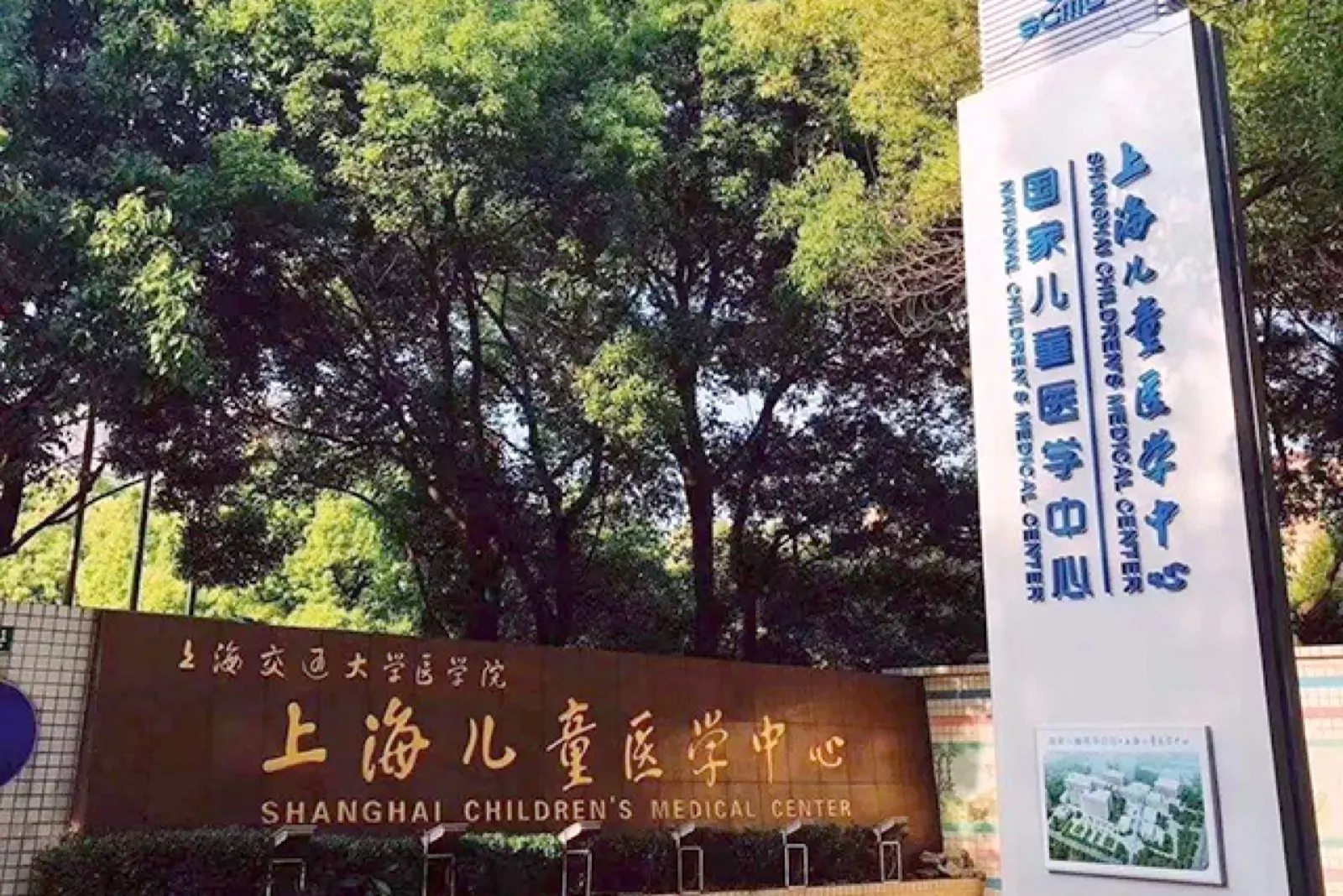 上海交通大学医学院附属上海儿童医学中心建筑外观