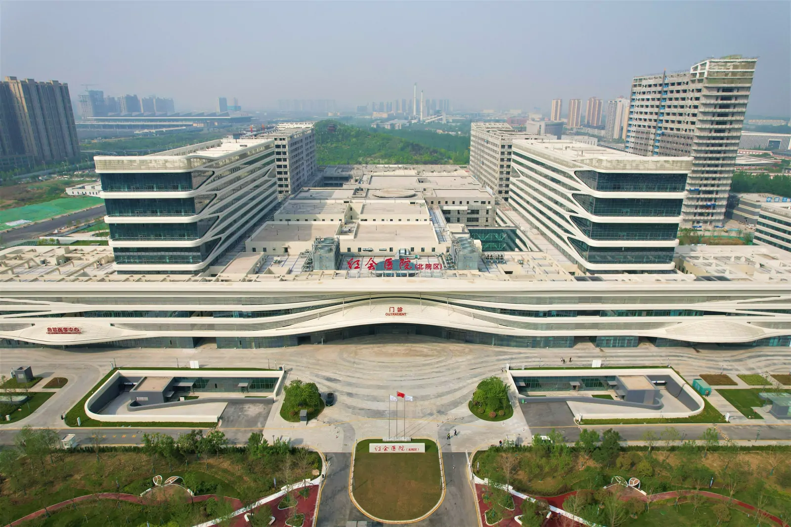 西安市红会医院建筑外观